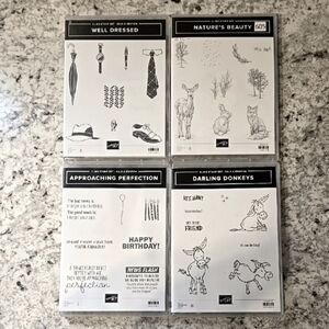 New Stampin' Up! Cling Stamp Set Collection Bundle